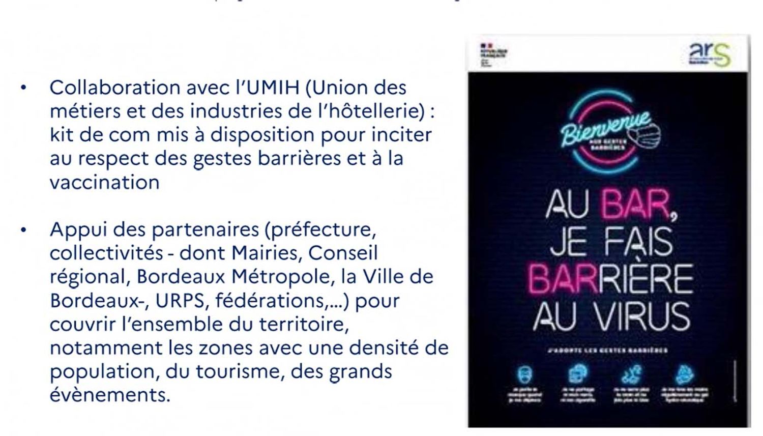 Vaccination dans la restauration